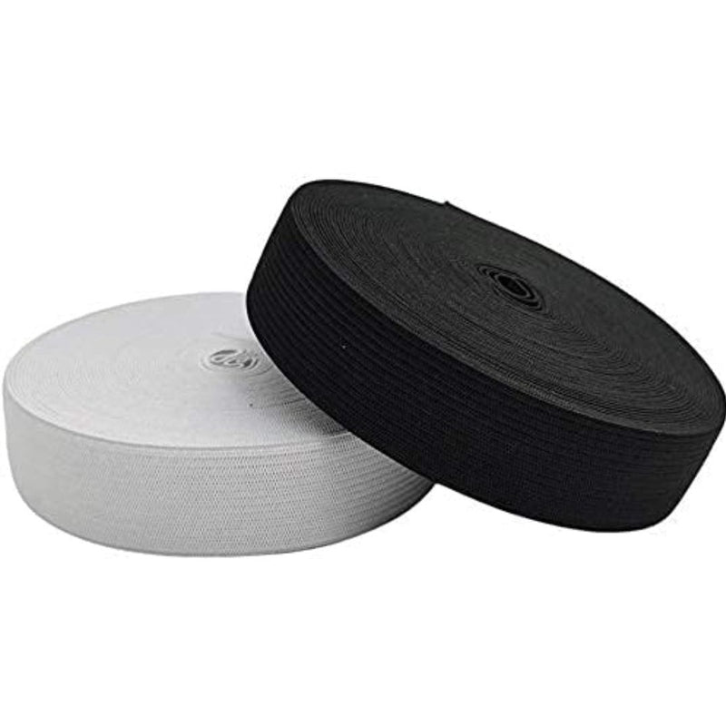 Elastici da interno morbidi da 3 cm a 6 cm bianco o nero